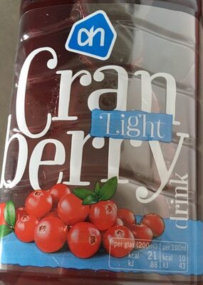 Cranberry light drink