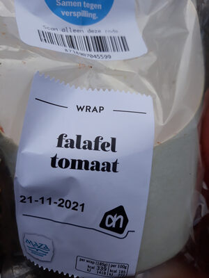 wrap falafel tomaat