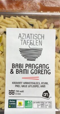 Babi pangang & bami goreng