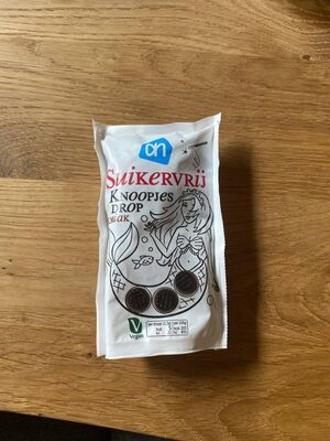 Suikervrij knoopjes drop salmiak