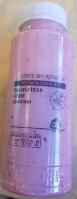 Verse smoothie bosvruchten appel avocado front packaging
