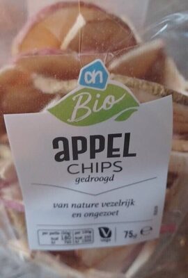Gedroogde appel chips