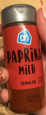 Gemalen paprika front packaging