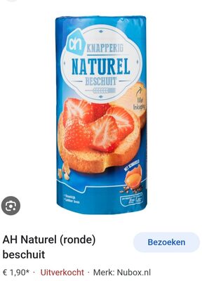 Beschuit naturel vegan