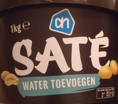 Saté water toevoegen