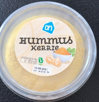 Hummus kerrie front packaging