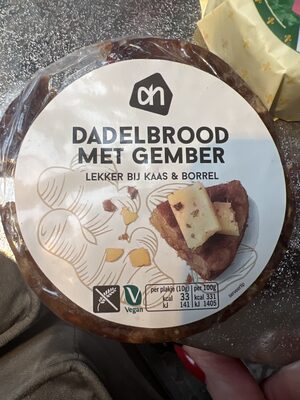 Dadelbrood met gember