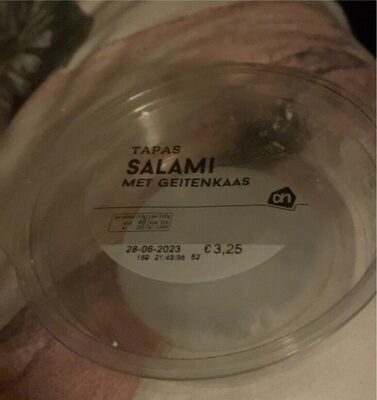 Salami Geitenkaas Tapas