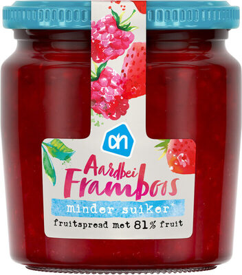 Aardbei framboos fruitspread