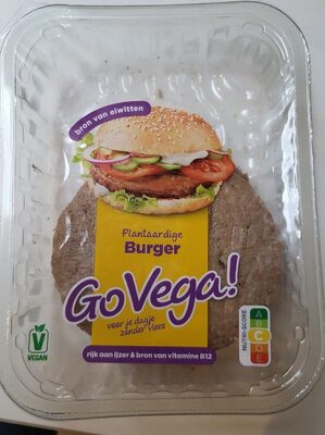 VEGAN bron van eiwitten Plantaardige Burger GoVega