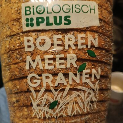 Biologisch boeren meergranen front packaging