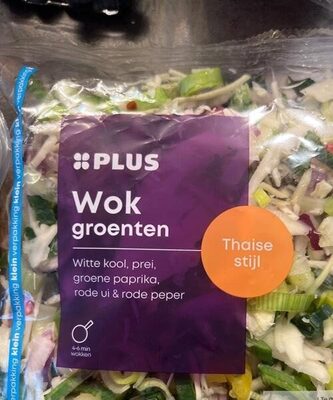 Wokgroente Thaise stijl front packaging