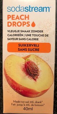 Sodastream Peach Drops