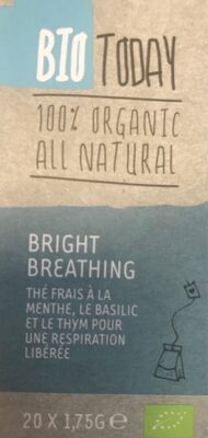 Thé frais menthe, basilic, thym