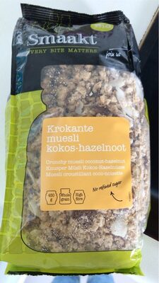 Crunchy muesli coconut-hazelnut