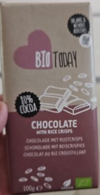 Chocolate with rice crisps