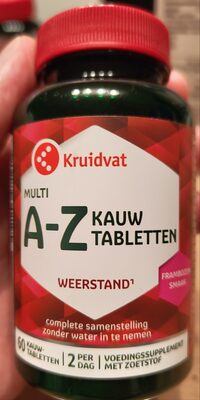 A-z multivitamine front packaging
