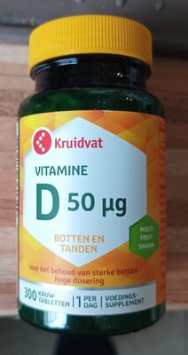 Kruidvat VITAMINE D 50 front packaging