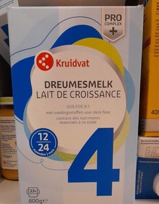 Lait de croissance front packaging
