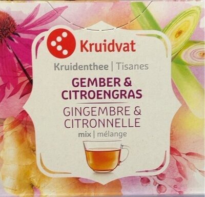 Gember et citroengras front packaging