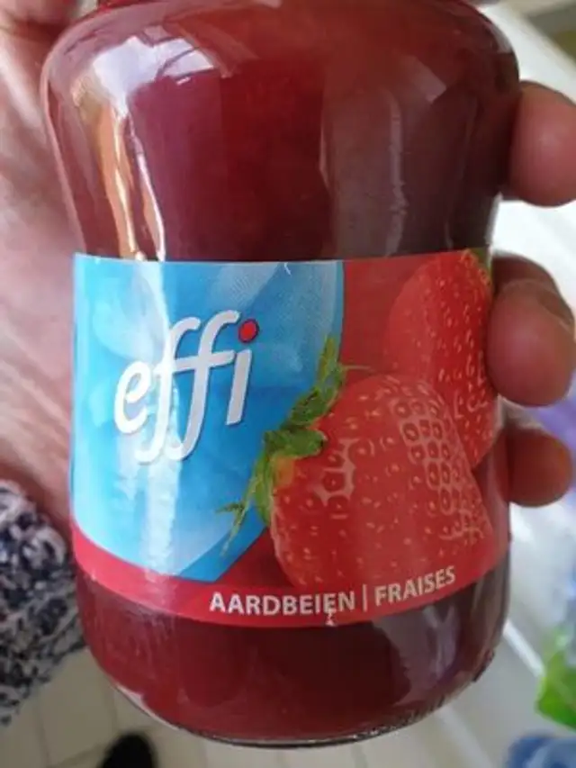 Confiture fraise front packaging