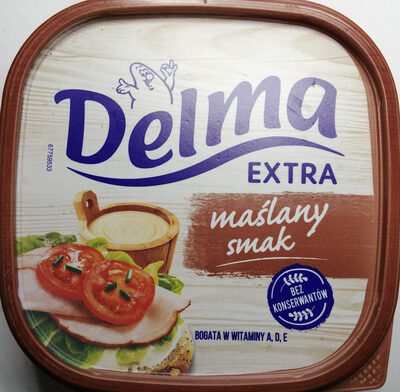 Margaryna półtłusta o smaku masła.