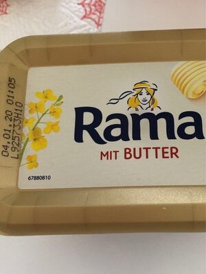 Rama mit Butter front packaging