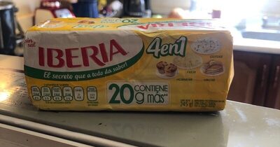 Margarina sin sal 4 en 1 front packaging