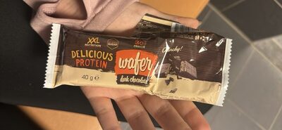 Delicious Protein Wafer dark chocolate front packaging