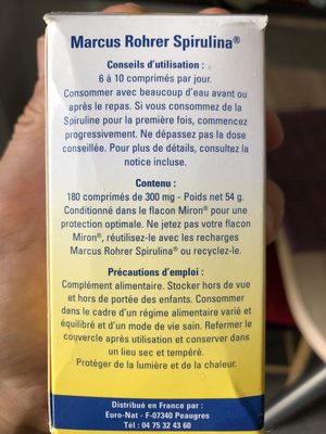 Spiruline 180CP / Cure