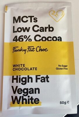 MCTs low carb white chocolate