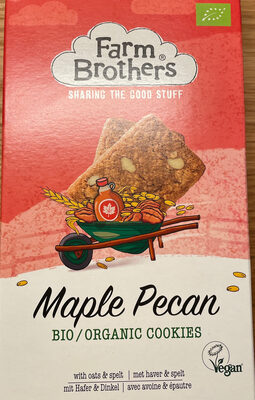 Maple Pecan  bio-organic cookies