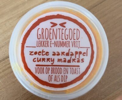 Zoete Aardappel Curry Madras