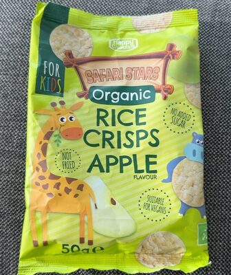 Rice crisps apple flavour