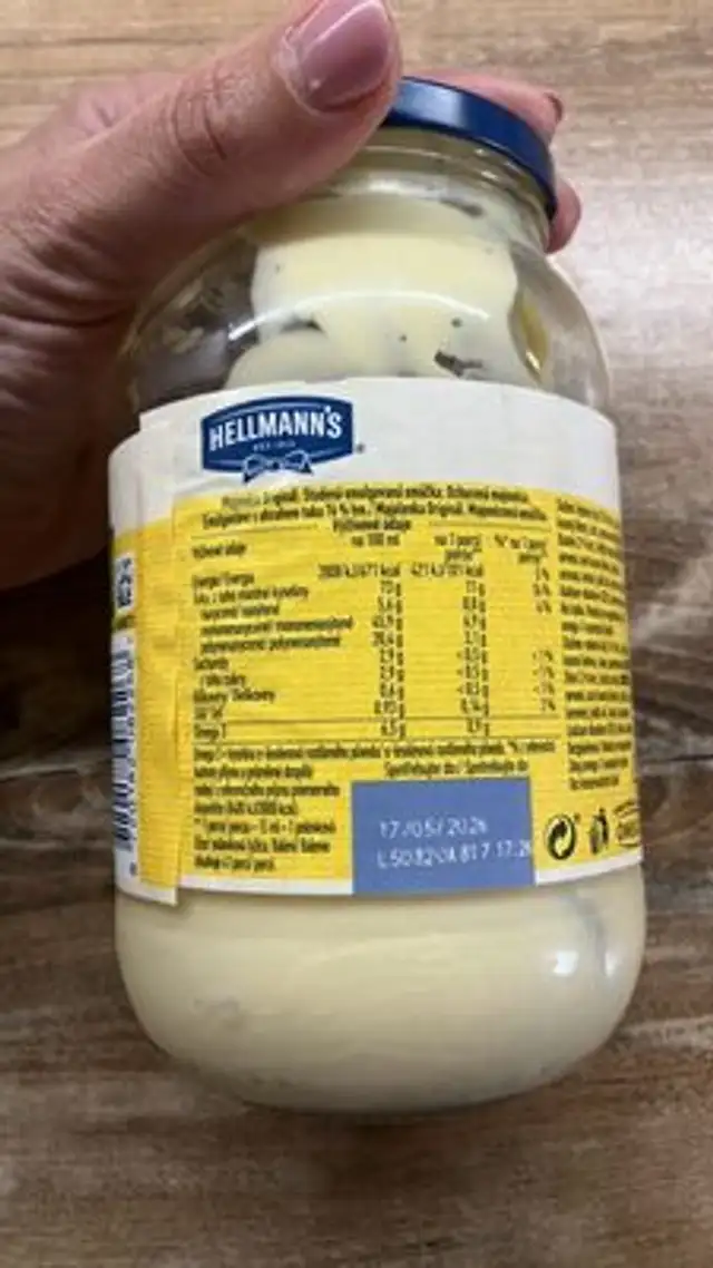Majonezas front packaging