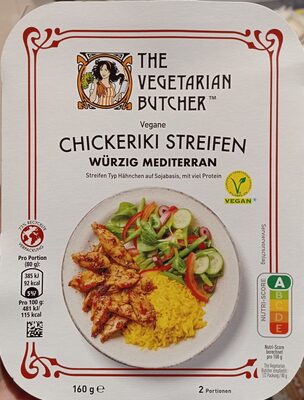 Vegane chickeriki Streifen