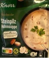 Steinpilz Rahmsuppe front packaging