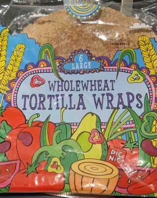 Wholewheat tortilla wraps