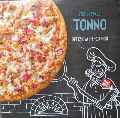 Stone baked tonno