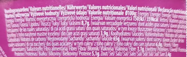 Pad Thai Rice Noodles nutrition facts table