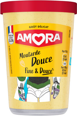 AMORA Moutarde Douce Verre TV 190g