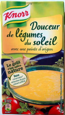 Knorr Les Classiques Soupe Liquide Douceur de Légumes du Soleil Brique 4 Portions 1L