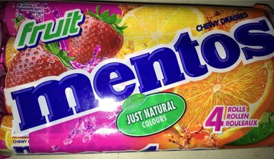 Mentos Fruta 4 Pack