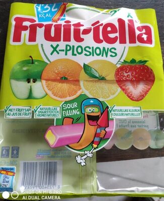 Fruit-tella X-Plosions front packaging