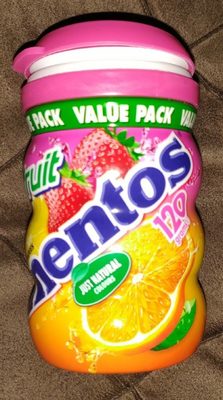 Mentos Fruit front packaging