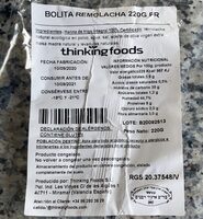 Bolita remolacha 220gr