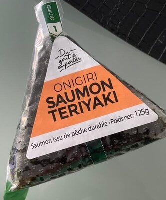 Onigiri Saumon Teriyaki front packaging