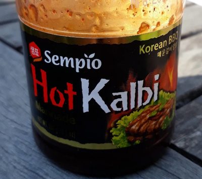 Marinade pour viande de boeuf Hot Kalbi front packaging