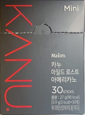 Maxim Kanu Mini Medium Roasted Instant Americano Coffee