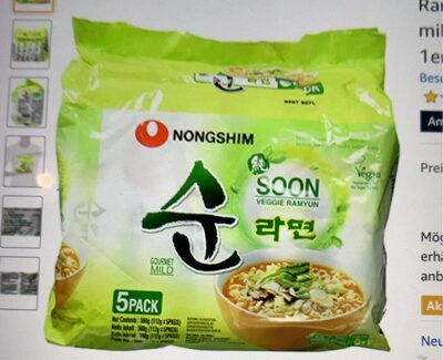 Koreanische Gemüse Ramen Suppe